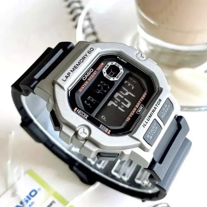 Casio Youth Digital Black Digital Dial Men's Watch- WS-1400H-1BV